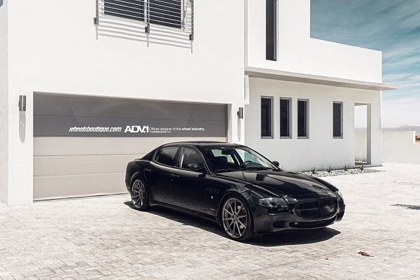 Фото дисков ADV.1 ADV10 M.V2 SL Сатиновый тонированный лак на Maserati Quattroporte V