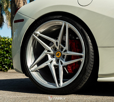 Фото дисков Anrky S1-X3 на Ferrari 488