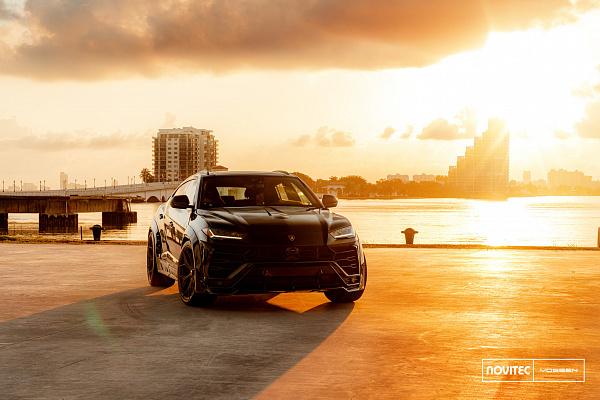 Фото дисков NOVITEC NL4 Сатиновая бронза на Lamborghini Urus