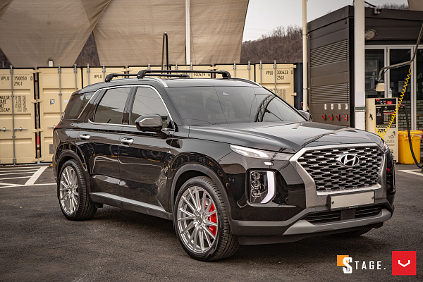 Фото дисков Vossen HF-4T Серебро на Hyundai Palisade I