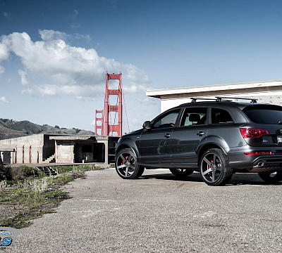 Фото дисков Vossen CV3 на Audi Q7 (4L)