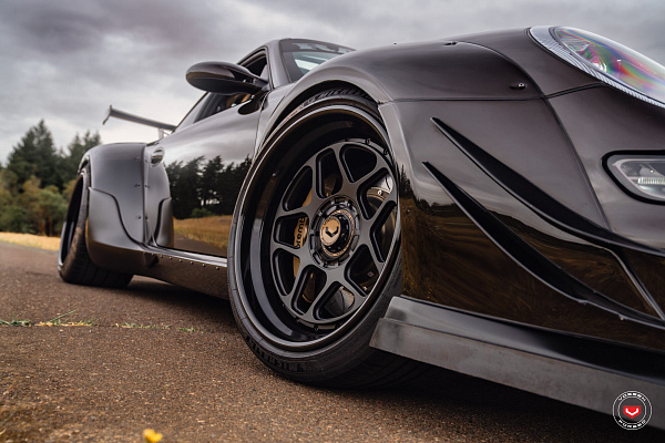 Фото дисков Vossen GEN-02 (3-piece) Черный сатин на Porsche 911 VI
