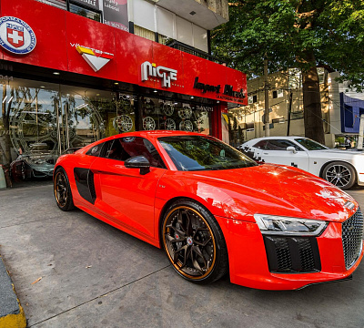 Фото дисков HRE S201 на Audi R8 (4S)