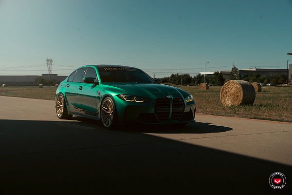 Фото дисков Vossen S21-02 Глянцевая шампань на BMW 3/M3 (G2x/G80)
