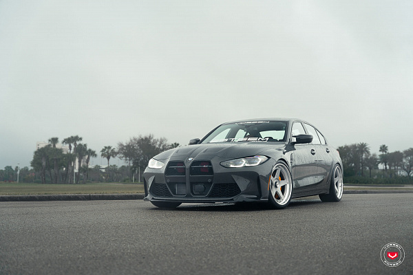 Фото дисков Vossen GEN-01 (3-Piece) Сатиновый тонированный лак на BMW 3/M3 (G2x/G80)