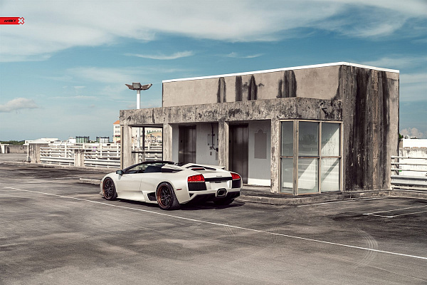 Фото дисков Anrky RS1 Черный сатин на Lamborghini Murcielago