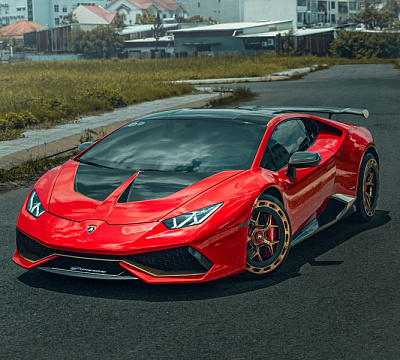 Фото дисков Brixton Forged PF7 Aerotech на Lamborghini Huracan