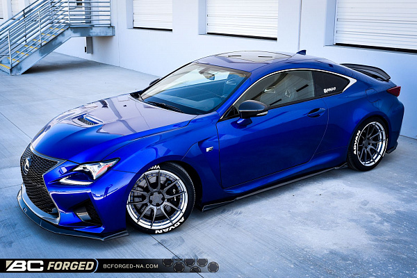 Фото дисков BC Forged HCA162 Матовый графит на Lexus RC