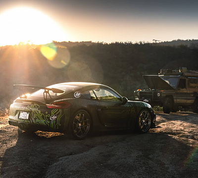 Фото дисков HRE R101 Lightweight на Porsche Cayman II