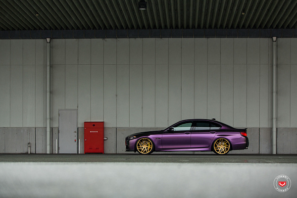 Фото дисков Vossen CG-209T Глянцевое золото на BMW 5/M5 (F10)
