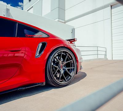 Фото дисков Strasse Wheels SM5R Deep Concave FS на Porsche 911 VIII