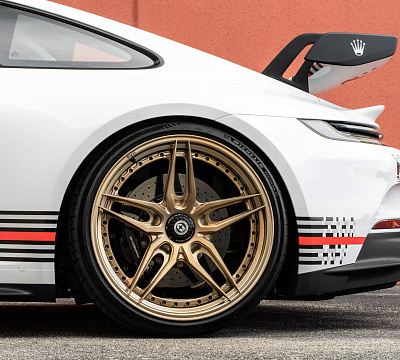 Фото дисков HRE S107SC на Porsche 911 VIII