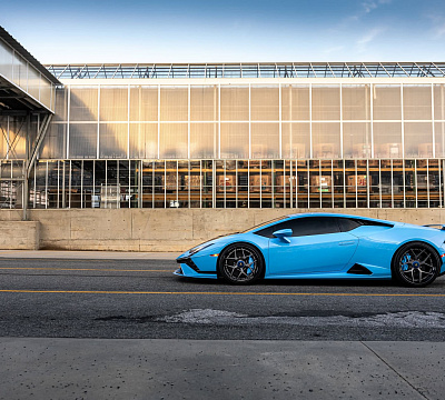 Фото дисков Brixton Forged PF7 на Lamborghini Huracan