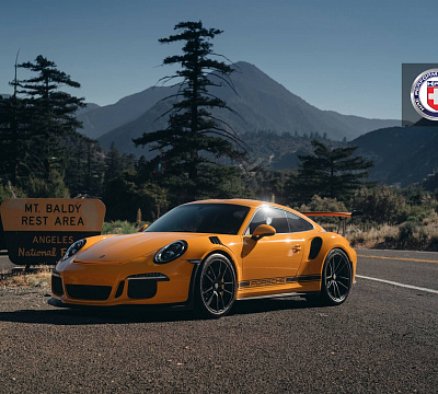 Фото дисков HRE P104 на Porsche 911 VII