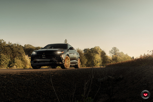Фото дисков Vossen EVO-5 Глянцевое золото на Lamborghini Urus