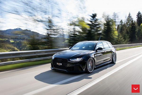 Фото дисков Vossen CV3 Серебро на Audi A/RS 6 (C7)