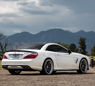 Фото дисков HRE S107 на Mercedes-Benz SL (R231)