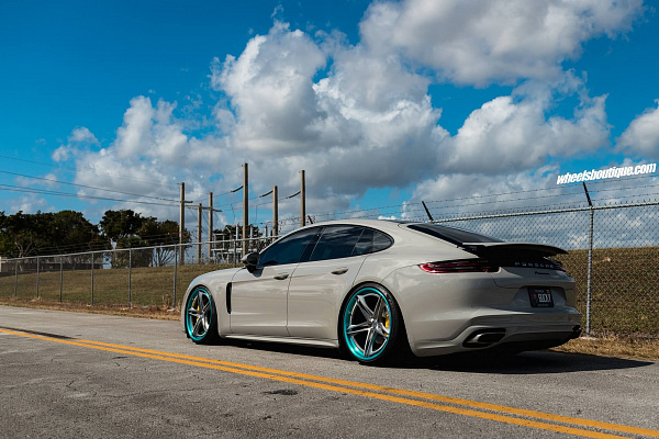Фото дисков HRE S207H Сатиновый тонированный лак на Porsche Panamera II