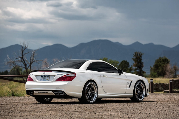 Фото дисков HRE S107 Черный сатин на Mercedes-Benz SL (R231)