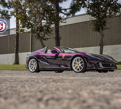 Фото дисков HRE P101 на Ferrari 812