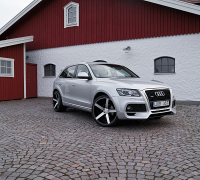 Фото дисков Vossen CV3 на Audi Q5 (8R)