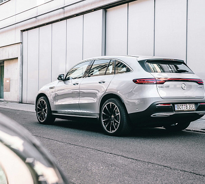 Фото дисков BRABUS Monoblock Z (Platinum Edition) на Mercedes-Benz EQC