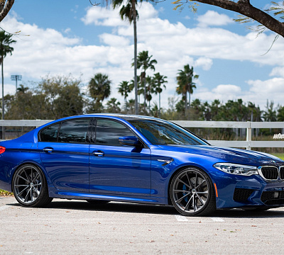 Фото дисков HRE P204 на BMW 5/M5 (G30/F90)