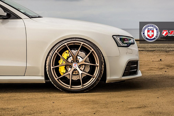Фото дисков HRE P101 Сатиновая бронза на Audi A/S/RS 5 (8T)