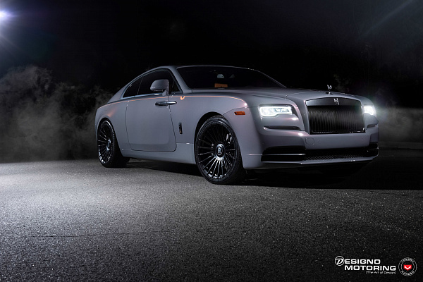 Фото дисков Vossen S17-13 Черный сатин на Rolls-Royce Wraith