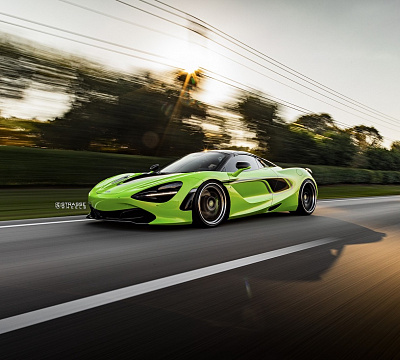 Фото дисков Strasse Wheels SV10M Deep Concave FS на McLaren 720S