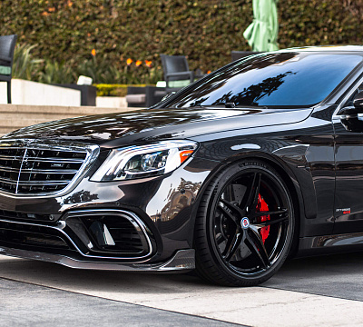 Фото дисков HRE P107 на Mercedes-Benz S-Class (W222, C217)