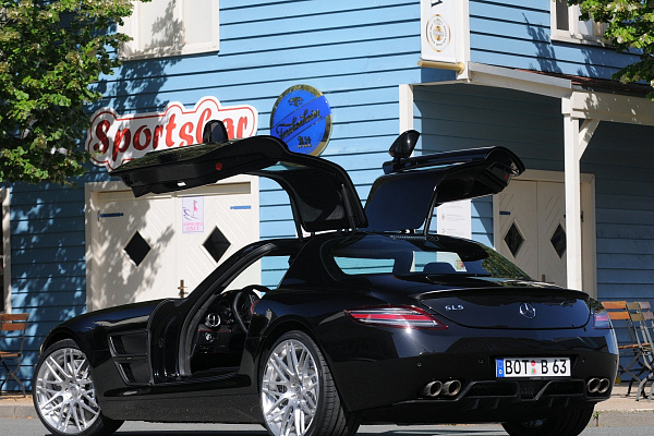 Фото дисков BRABUS Monoblock F (Platinum Edition) Сатиновый лак на Mercedes-Benz SLS AMG