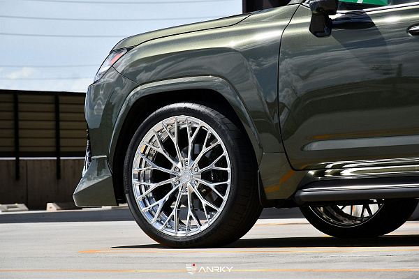 Фото дисков Anrky AN20 Полированный лак на Lexus LX III