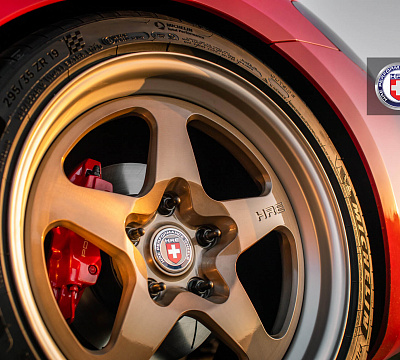 Фото дисков HRE 527 на Porsche Cayman II
