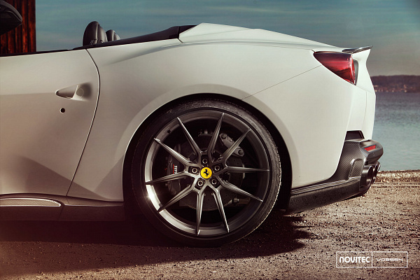 Фото дисков NOVITEC NF8 Глянцевый графит на Ferrari Portofino