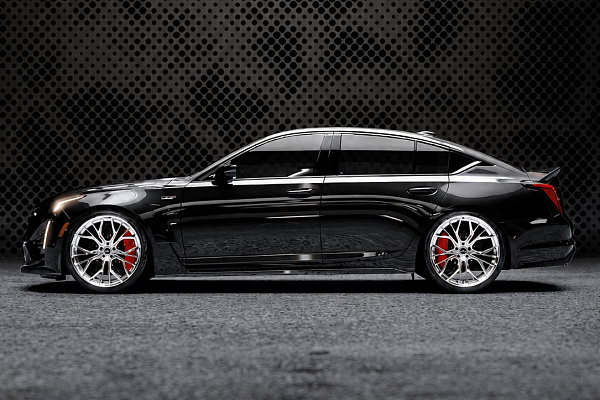Фото дисков Rusch GT-01 Полированный лак на Cadillac CT5