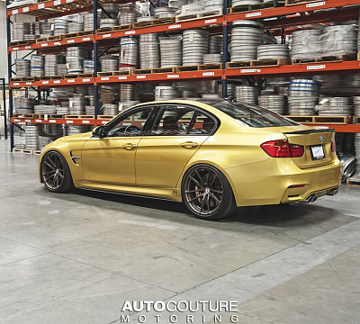 Фото дисков HRE P104 на BMW 3/M3 (F3x/F80)