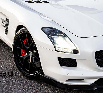 Фото дисков HRE P101 на Mercedes-Benz SLS AMG