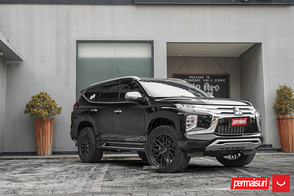 Фото дисков Vossen HF6-3 Черный сатин на Mitsubishi Pajero Sport III