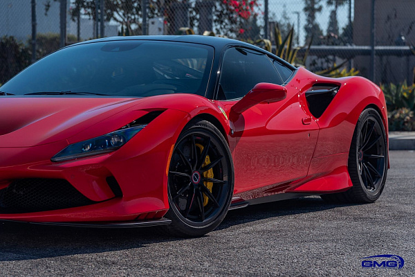 Фото дисков Brixton Forged R11-R Черный сатин на Ferrari F8