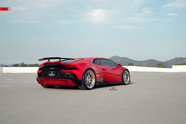 Фото дисков Anrky AN32 Полированный лак на Lamborghini Huracan