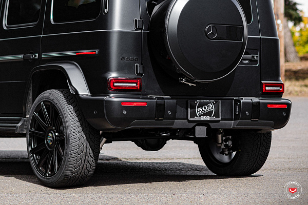 Фото дисков Vossen S17-12 Черный сатин на Mercedes-Benz G-Class III