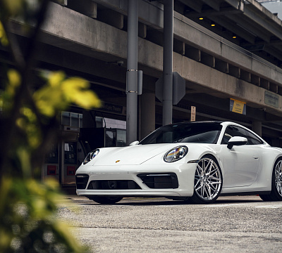 Фото дисков Vossen EVO-5R на Porsche 911 VIII