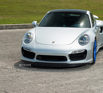 Фото дисков Strasse Wheels SV1 Deep Concave Monoblock на Porsche 911 VII