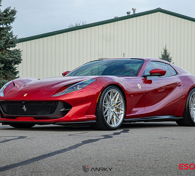 Фото дисков Anrky S1-X1 на Ferrari 812