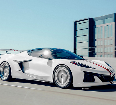 Фото дисков Strasse Wheels S5 Track на Chevrolet Corvette C8