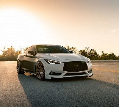 Фото дисков Vossen HF-2 на Infiniti Q60 II