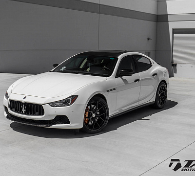 Фото дисков HRE P101 на Maserati Ghibli