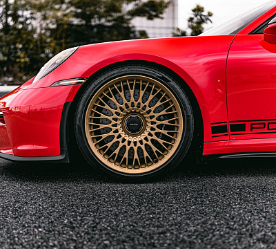 Фото дисков Brixton Forged TR20 на Porsche 911 VIII