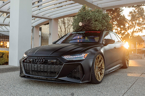 Фото дисков HRE FF10 Глянцевое золото на Audi A/RS 6 (C8)